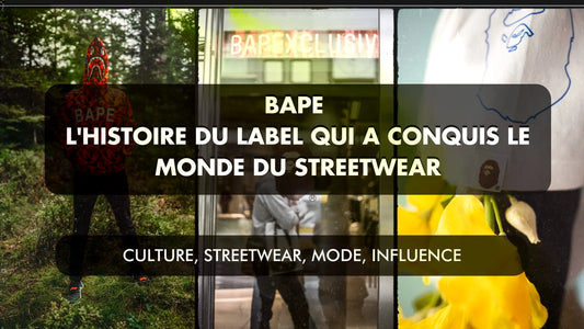 Bannière article de blog Work Progress BAPE streetwear