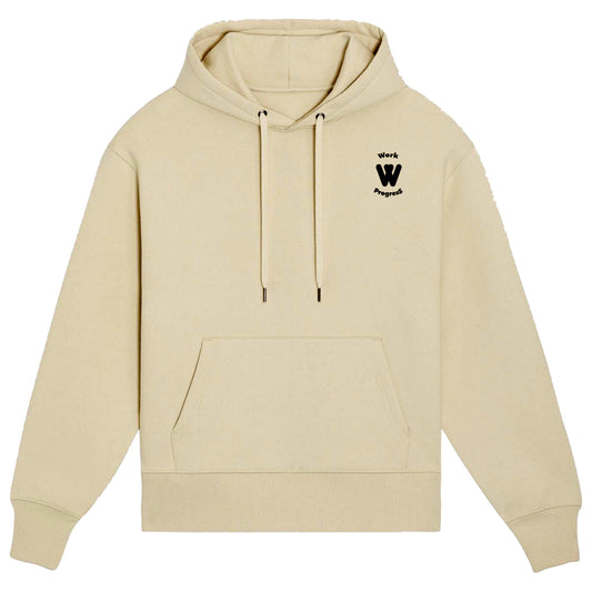 Hoodie MOH crème WorK ProgresS 100% coton bio