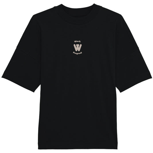 No Limit T-shirt noir 100% coton bio WorK ProgresS